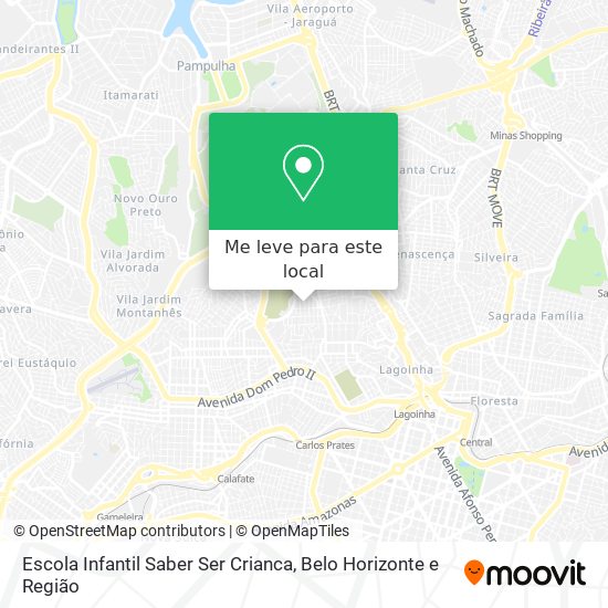 Escola Infantil Saber Ser Crianca mapa