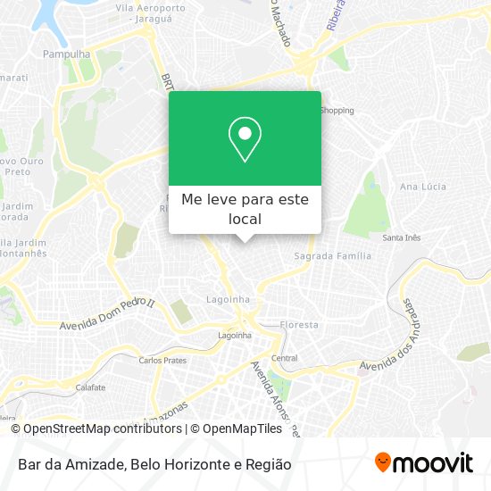 Bar da Amizade mapa