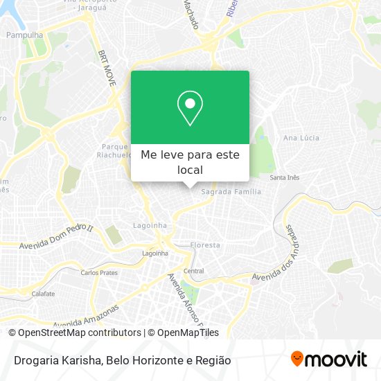 Drogaria Karisha mapa