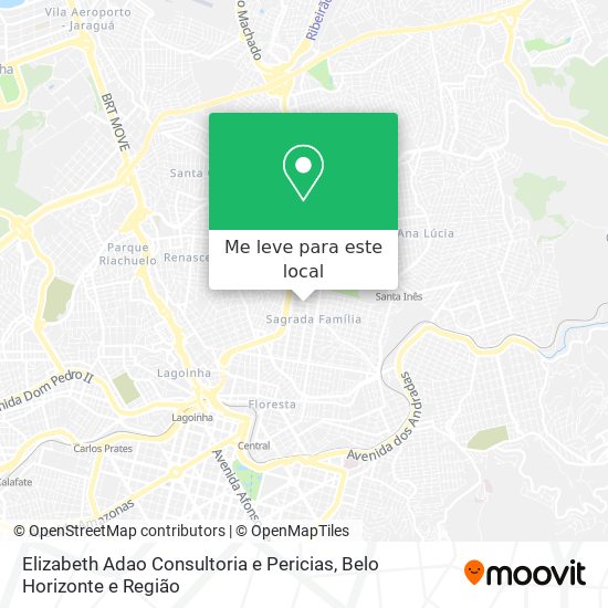 Elizabeth Adao Consultoria e Pericias mapa