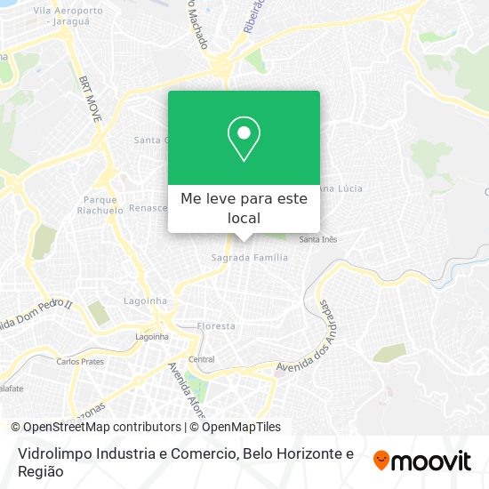 Vidrolimpo Industria e Comercio mapa