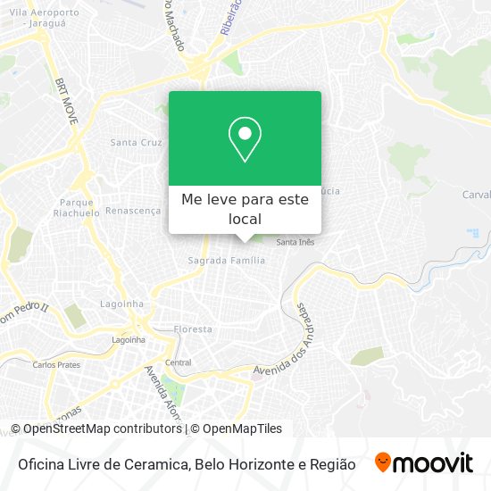 Oficina Livre de Ceramica mapa
