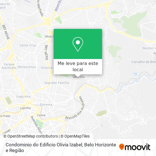 Condominio do Edificio Olivia Izabel mapa