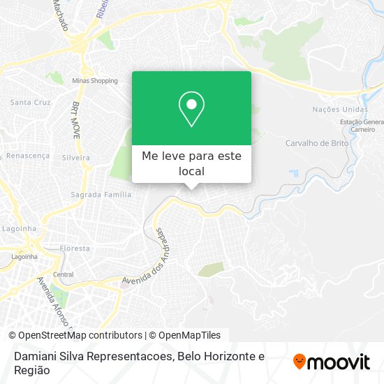 Damiani Silva Representacoes mapa