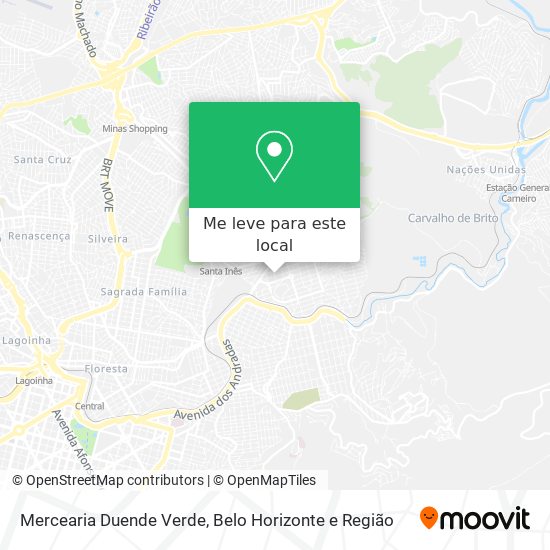 Mercearia Duende Verde mapa