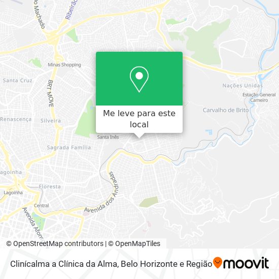Clinícalma a Clínica da Alma mapa