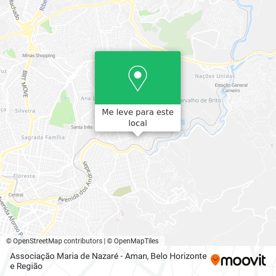 Associação Maria de Nazaré - Aman mapa