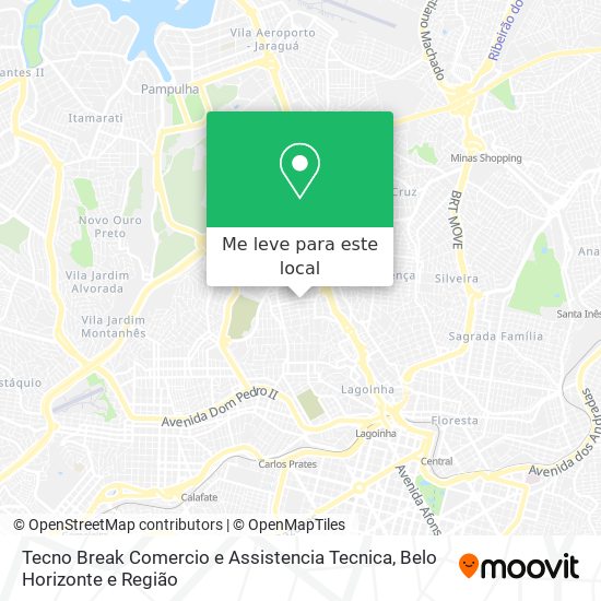 Tecno Break Comercio e Assistencia Tecnica mapa