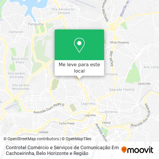 Controtel Comércio e Serviços de Comunicação Em Cachoeirinha mapa