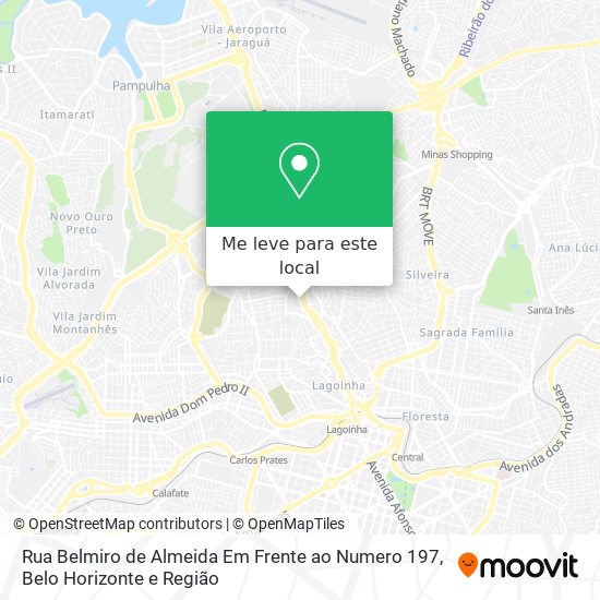 Rua Belmiro de Almeida Em Frente ao Numero 197 mapa