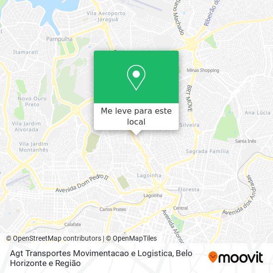 Agt Transportes Movimentacao e Logistica mapa