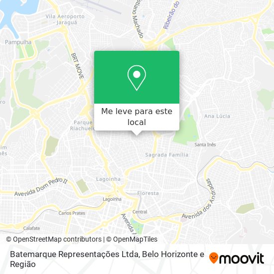 Batemarque Representações Ltda mapa