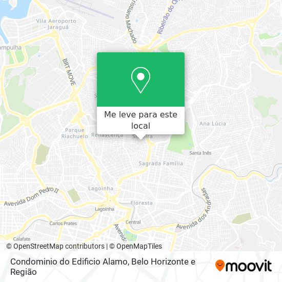 Condominio do Edificio Alamo mapa