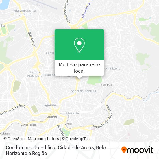 Condominio do Edificio Cidade de Arcos mapa