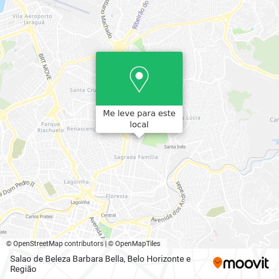 Salao de Beleza Barbara Bella mapa