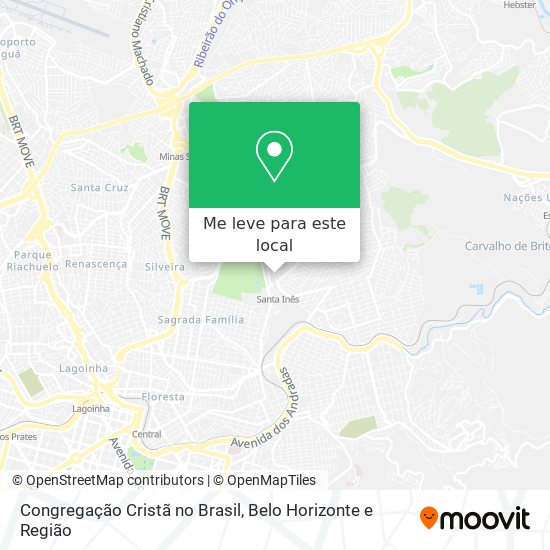Congregação Cristã no Brasil mapa