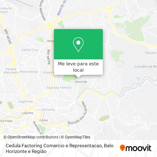 Cedula Factoring Comercio e Representacao mapa