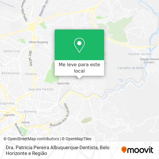 Dra. Patrícia Pereira Albuquerque-Dentista mapa