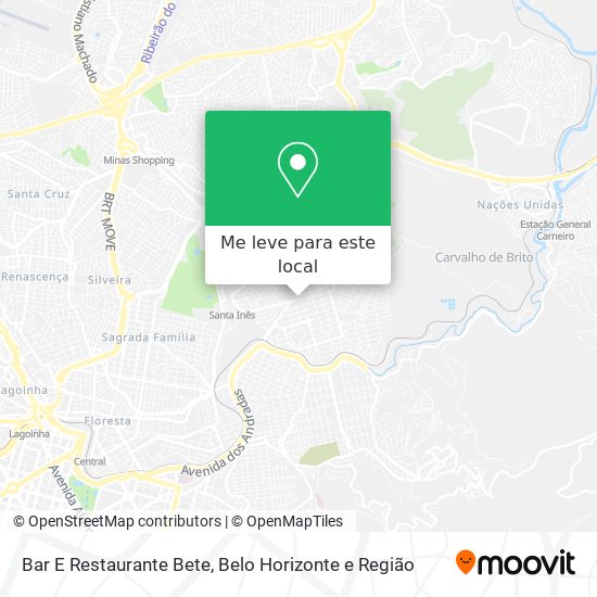 Bar E Restaurante Bete mapa