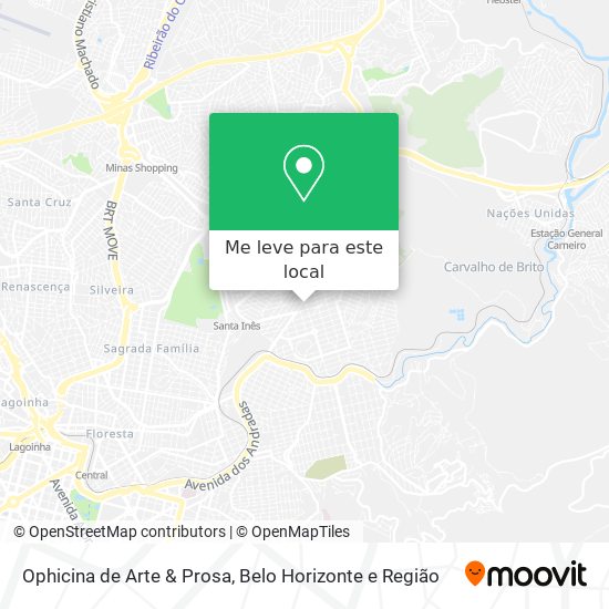 Ophicina de Arte & Prosa mapa