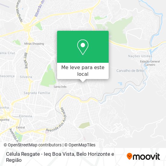 Célula Resgate - Ieq Boa Vista mapa