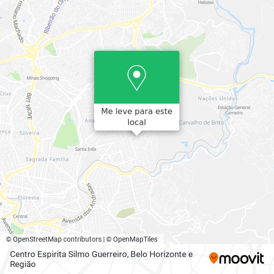 Centro Espirita Silmo Guerreiro mapa