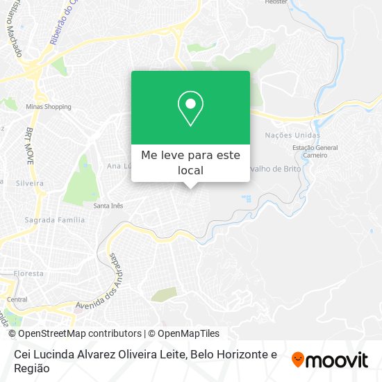 Cei Lucinda Alvarez Oliveira Leite mapa