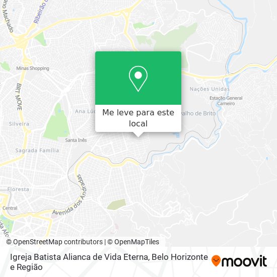 Igreja Batista Alianca de Vida Eterna mapa