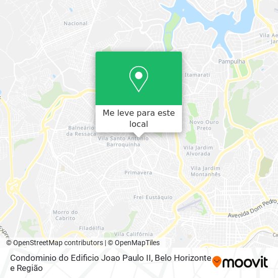 Condominio do Edificio Joao Paulo II mapa