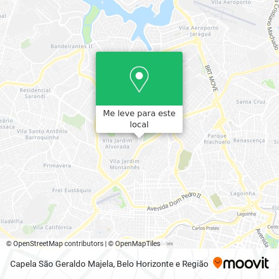 Capela São Geraldo Majela mapa