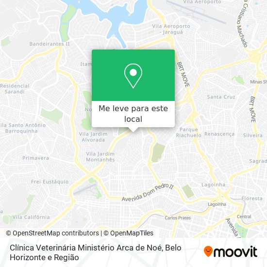 Clínica Veterinária Ministério Arca de Noé mapa