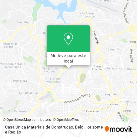 Casa Unica Materiais de Construcao mapa