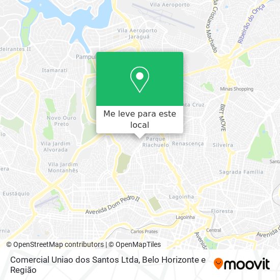 Comercial Uniao dos Santos Ltda mapa