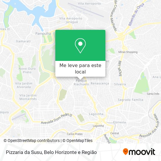 Pizzaria da Susu mapa
