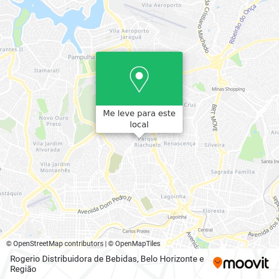 Rogerio Distribuidora de Bebidas mapa