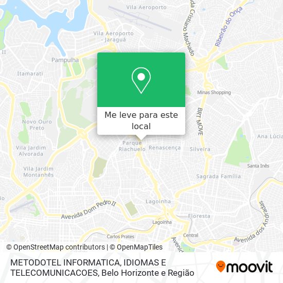 METODOTEL INFORMATICA, IDIOMAS E TELECOMUNICACOES mapa