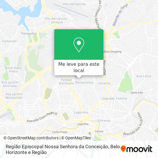 Região Episcopal Nossa Senhora da Conceição mapa