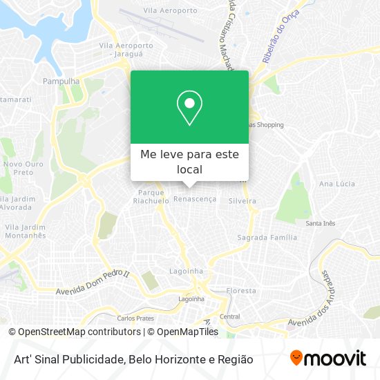Art' Sinal Publicidade mapa