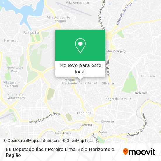 EE Deputado Ilacir Pereira Lima mapa