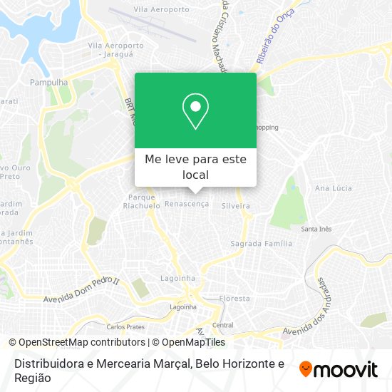 Distribuidora e Mercearia Marçal mapa