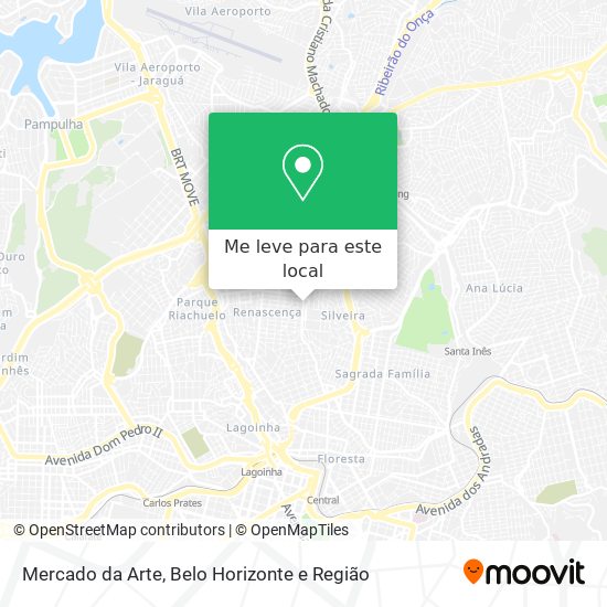 Mercado da Arte mapa