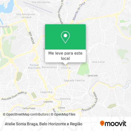 Atelie Sonia Braga mapa