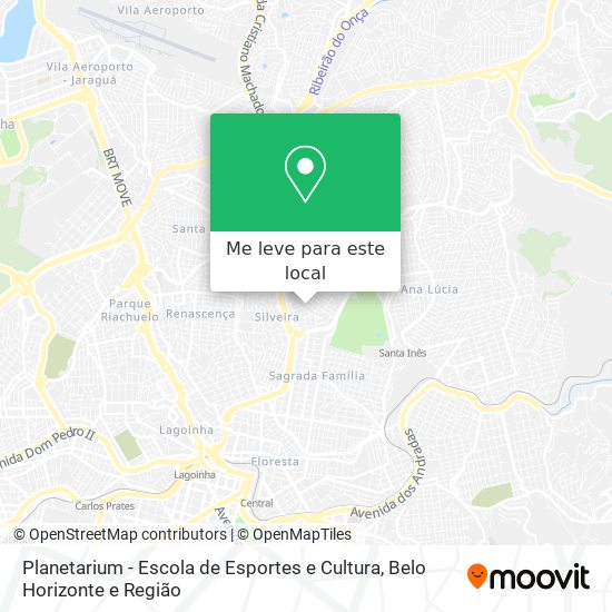 Planetarium - Escola de Esportes e Cultura mapa