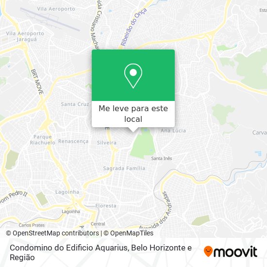 Condomino do Edificio Aquarius mapa