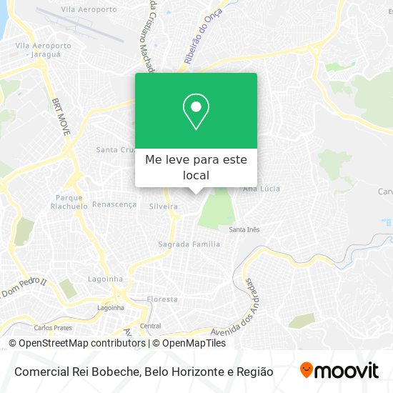 Comercial Rei Bobeche mapa