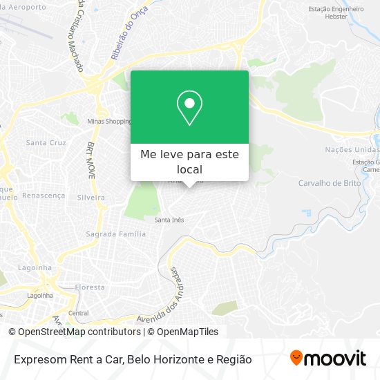 Expresom Rent a Car mapa