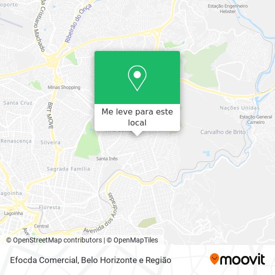 Efocda Comercial mapa