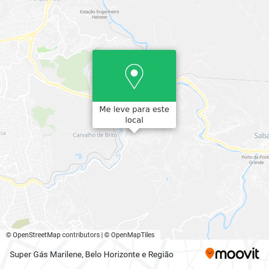 Super Gás Marilene mapa