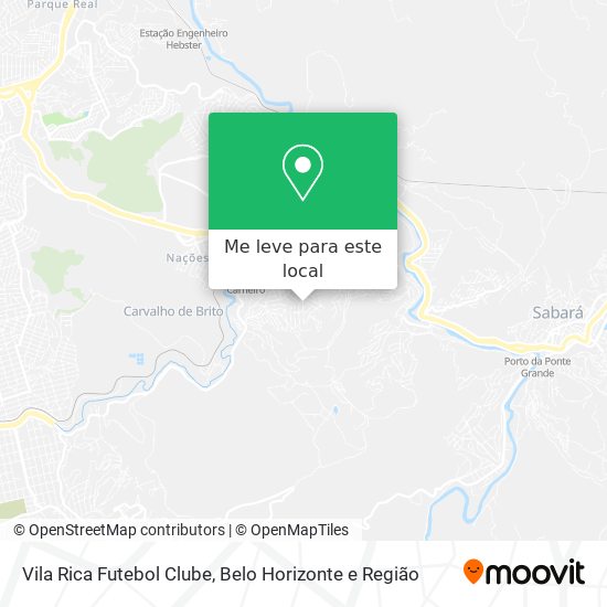 Vila Rica Futebol Clube mapa