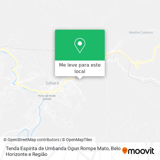 Tenda Espirita de Umbanda Ogun Rompe Mato mapa